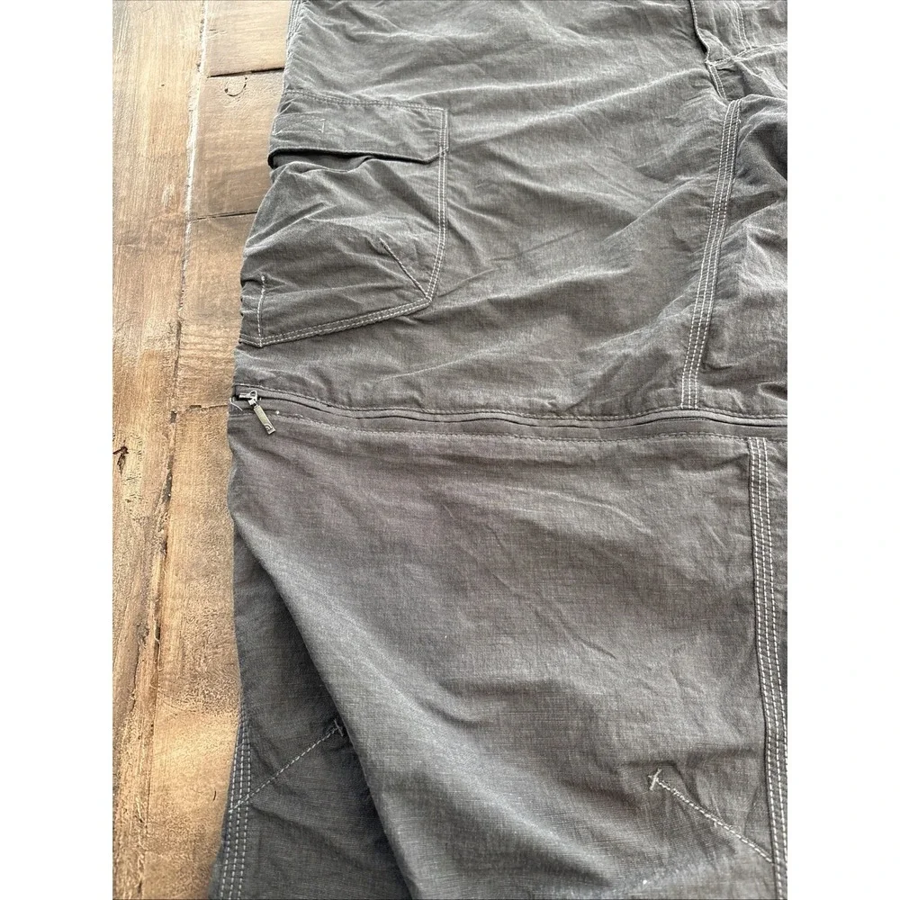 The North Face Libertine Convertible Pants Mens Sz‎ 38x31 Asphalt Gray Cargo